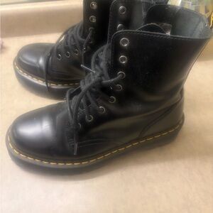 Dr. Martens Black Heeled Boots